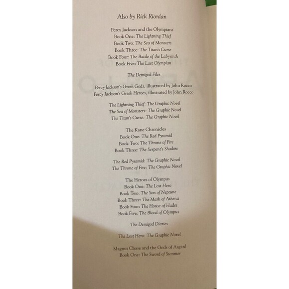 The Trials of Apollo Hardcover Book 1 The Hidden Oracle First Edition 2016 VG - Picture 3 of 6